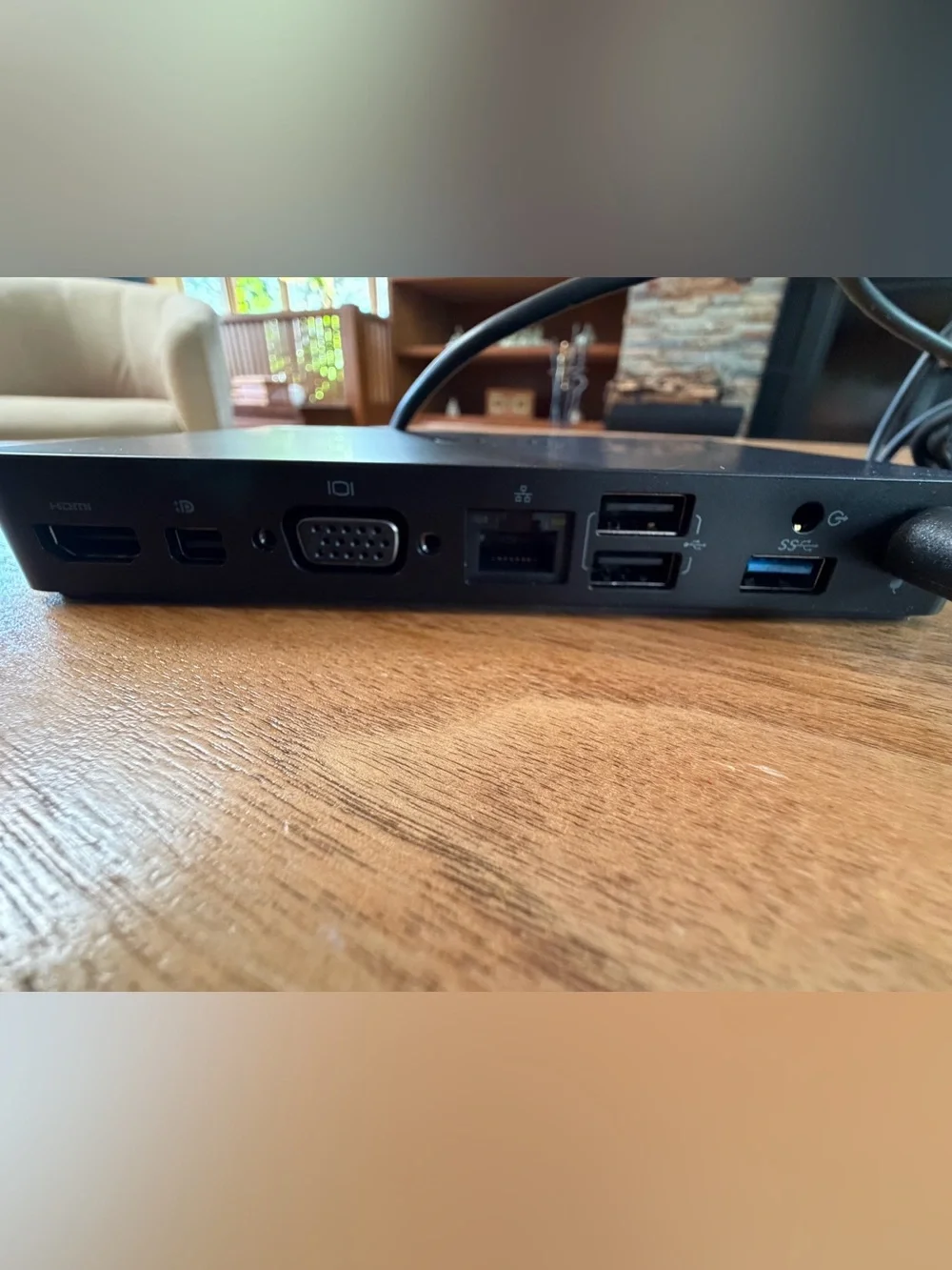 Dell Black USB-C Docking Station with Power Adapter